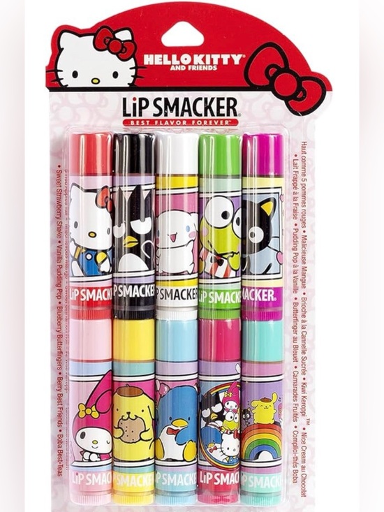 Lip Smackers Other - Lip Smackers Sanrio Hello Kitty & Friends Pack - 10 Moisturizing Lip Balms,